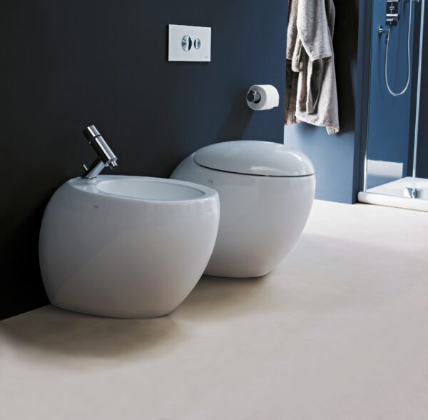 Laufen Alessi Back-to-Wall WC and Bidet