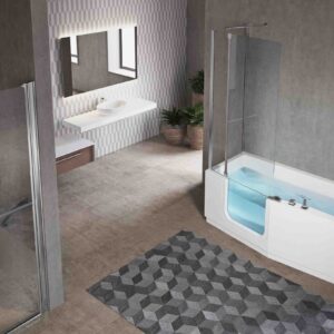 Novellini Iris Shower Bath with Door